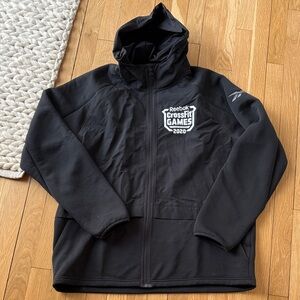 Reebok Men's Black Performance Jacket, XL, CrossFit